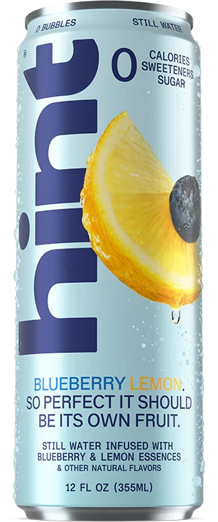 hint® Blueberry Lemon water - 12 pack 12oz still cans
