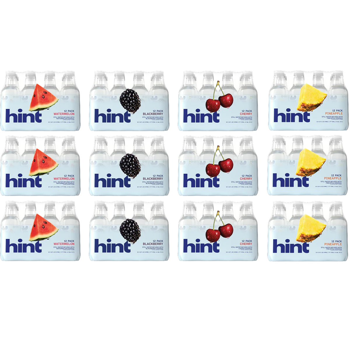 hint® water top sellers 12 case bundle