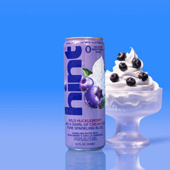 hint sparkling with electrolytes - huckleberry & cream