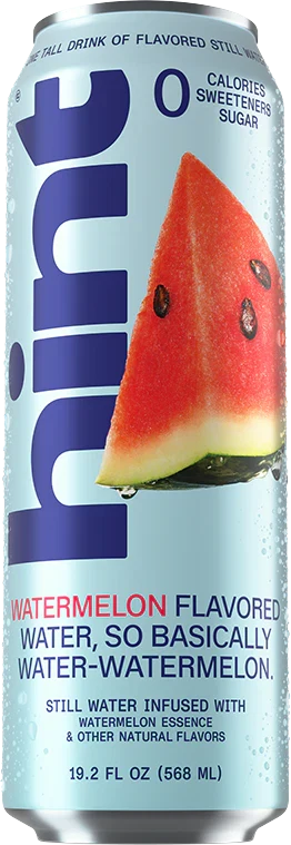 hint® Watermelon water - 12 pack 19.2oz still cans